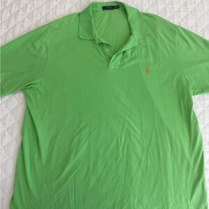 Polo Ralph Lauren Men's Bright Green Polo Shirt